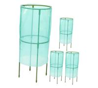 OFFSCH 4 Set Proteggere Le Piante protettori delle Piante in Gabbia Antivento Protettore vegetale Green