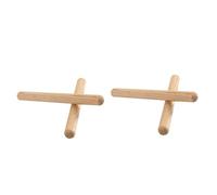 OFFSCH 4pezzi Bacchettper Batteria Legno Strumenti Musicali Mini Accessori Per Percussione Colore Marronper Insegnare La Musica Ai Per Musicisti Principianti