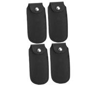 OFFSCH 4pezzi Borsa Per Armonica Custodia Protettiva Elegante e Pratica Da Pz Per Amanti Della Musica Design Creativo e Stile Unico Colore Nero