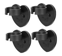 OFFSCH 4pezzi Clip Adesivo Per Microfono Forma Di Cuore Supporto Per Microfono Accessorio Per Parte Per Clip Di Fissaggio Per Retro Del