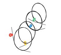 OFFSCH 4pezzi Corde Nylon Per Ukulele c Sostituzioni Di Alta Qualità Per Ukulele Suono Brillante e Volume Elevato Accessori Per Musicisti e Principianti