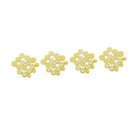 OFFSCH 4pezzi Cuscinetti Per Flauto in Tamponi Elasticizzati Giallo Accessori Per Sostituzione Per Cuscinetti Usurati