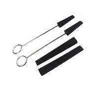 OFFSCH 4pezzi Kit Di Accordatura Per Pianoforte Diapason in Acciaio Inox e Sordine in Gomma Strumenti Per Accordatura Professionale Di Strumenti Musicali