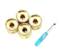OFFSCH 4pezzi Manopola Per Volume Chitarra Adatta Potenziometro Controllo Effetto Amplificatore Altoparlante Materiale Sicuro Durevole Resistente All Abrasione Strumenti Te Amante Musical