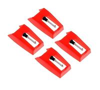 OFFSCH 4pezzi Ricambio Per Puntine Fono Con Stilo Per Giradischi Aghi Per Lettori Di Vinile Facili Da Installare e Duraturi Suono e Realistico