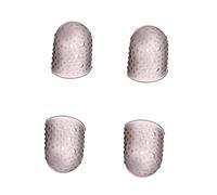 OFFSCH 4pezzi Silicone Finger Caps for Guitar Ukulele Mandolin Comfortable and Durable Fingertip Protectors for Beginners and Pain Relief