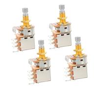 OFFSCH 4sets Potenziometro per Chitarra in Metallo Potenziometro Durevole per Strumenti Musicali Accessori per Chitarra Elettrica Fornitura per Modifiche di Strumenti