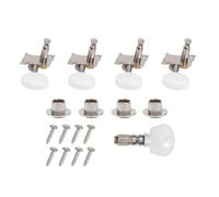 OFFSCH 5 Pezzi Accordatura Per Banjo Con 4 Boccole 2 Meccaniche Sinistre 2 Meccaniche Destre Lega Di Zinco E Pvc