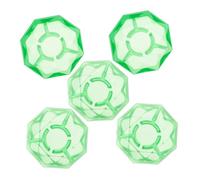 OFFSCH 5 Pezzi Cappucci Fluorescenti per Pedali Effetti Chitarra, Tappi in Plastica Resistenti per Interruttore a Pedale 10mm, Accessori per Pedali Chitarra Elettrica per Uso Live