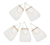 OFFSCH 5 Pezzi Sacchetti Rete Cucina da Appendere Traspiranti per Conservare Verdure Frutta Cipolle Organizer Parete Riutilizzabili per Ottimizzare e Freschezza