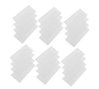 OFFSCH 50 Fogli Adesivi Di Rinforzo Del Foro Del Raccoglitore Adesivi Trasparenti Rinforzi Trasparenti Per Le Pagine Perforate Pet Transparent