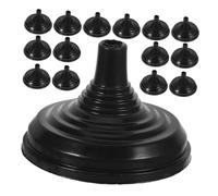 OFFSCH 50 Pezzi Mini Portabandiera Tavolo Antiscivolo Base Rotonda Stabile per Asta Bandiera da Scrivania Supporto Bandierine Ufficio e Decorazioni Festa