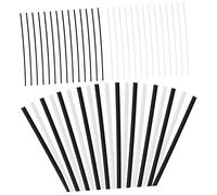 OFFSCH 50pezzi Segnapunti Laterali in Abs Per Chitarra e Basso Bianchi e Neri Kit Per Tastiera e Tastiera Accessori Per Strumenti Musicali Durevoli