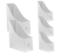 OFFSCH 5pezzi Organizer Per Documenti Organizer Per Aule Per Scaffali Da Ufficio Di Scaffali Portadocumenti Design e Assemblato Per Riporre Libri e Riviste