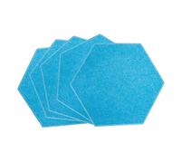 OFFSCH 5pezzi Pannelli Fonoassorbenti Insonorizzanti in Fibra Di Poliestere Isolamento Acustico Per Pareti e Soffitti Studio Registrazione e Uffici Espansione Sonora e Riduzione Rumore Co