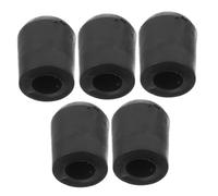 OFFSCH 5pezzi Tappi in Gomma Antiscivolo Per Endpin Contrabbasso Protezione Resistente e Facile Da Installare Per Puntale Double Bass
