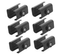 OFFSCH 6 Pezzi Ricambio Staffa per Tenda da Giardino per Tubo Ellittico 3cm | Compatibilità Versatile, Stabilità nel Vento, Preassemblato, per Esterno