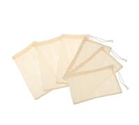 OFFSCH 6 Pezzi Sacchetti Rete Cotone Riutilizzabili Sacchetti Di Rete Di Cotone Per Conservare Frutta Verdura Portatili Contenitori Stoccaggio Sacchetto Di Tela