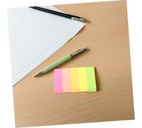 OFFSCH 600 Pezzi Sticky Tabs Colorati Memo Adesivi Autoadesivi per Appunti Piccoli Segnalibri per Libri Etichette per Quaderni e Organizzazione Scolastica
