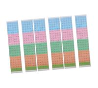 OFFSCH 6pezzi Adesivi Scale Musicali Per Guzheng Stickers Per Note e Posizionamento Delle Corde Facilità Uso e Rimozione Senza Residui Utile Per Principianti