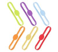 OFFSCH 6pezzi Anello Silicone per Tazze Marcatore per Bevande in Silicone Accessori per Bicchieri da Vino per Feste Bicchiere Festivo Bar Tazza Matrimonio