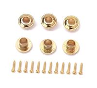 OFFSCH 6pezzi Meccaniche Per Chitarra Semichiuso Dorate Rl Ferrule e Viti Parti Di Ricambio Per Accordatura Tono Compatibili Con Chitarra Acustica e Elettrica