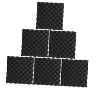 OFFSCH 6pezzi Pannelli Fonoassorbenti Autoaderenti Per Isolamento Acustico Pareti Studio Registrazione Podcasting