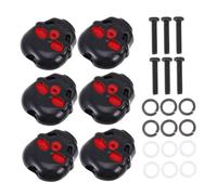 OFFSCH 6pezzi Skull Electric Guitar String Tuning Pegs Manopole Per Chitarra Elettrica Accessori Per Accordatura Design Elegante e Pratico Compatibile Con Chitarre Acustiche e Elettriche