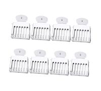 OFFSCH 8 Pezzi Gabbie per Regine in Acciaio Resistenti Strumenti Base per Apicoltura Clip per Allevamento Api e per Celle di Covata Ergonomiche e Durevoli