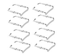 OFFSCH 8 Pezzi Viti per Supporto Mentoniera Violino con Filettatura Inversa Accessori per Regolazione e Riparazione Parti di Ricambio per Manutenzione Strumenti Argento