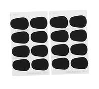 OFFSCH 80pezzi Cuscinetti Silicone Per Sax e Clarinetto Patches Ovali Comodi e Resistenti Per Dentatura Per Migliorare Le Performance Musicali