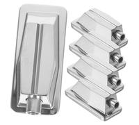 OFFSCH Accessori per Rullante in Metallo Argento Resistente 5 Pezzi Parti di Ricambio per Batteria Jazz Compatibile Snare Drum