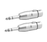 OFFSCH Adattatore Audio Bilanciato Trs A Xlr Maschio-femmina Connettore Trs A Xlr Per Mixer Microfoni Amplificatori E Equalizzatori