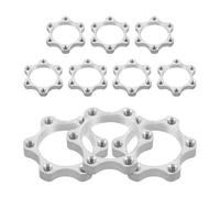 OFFSCH Adattatore per Mozzo Freno a Disco Posteriore in Acciaio al Carbonio 34mm, Set da 10 Pezzi per Montaggio Rotore Bici Mountain Bike, Accessori Ciclismo per Freni a Disco