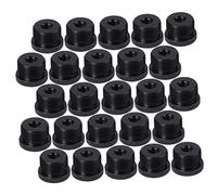 OFFSCH Adattatori Per Asta Microfono 3/8 a 5/8 Vite Set Da 30 Pezzi, Supporto Per Microfono Professionale, Accessori Per Studio Registrazione e Palco, Finitura Nera in Plastica Resistente