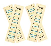 OFFSCH Adesivi Per Violino Per Principianti Confezione Da 4 Strumento Per Lapprendimento E La Pratica Delle Scale Delle Note Della Tastiera