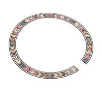 OFFSCH Adesivo Intarsio Rosone Per Buca Chitarra Acustica Classica Decorazione Sottile e Resistente Per Strumenti Musicali