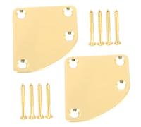 OFFSCH Aggiorna La Tua Chitarra Piastra Per Manico in Metallo Per Chitarra Piastra Per Manico Basso Per Chitarra Elettrica Per Ragazzi E Ragazze Facile Installazione