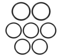OFFSCH Anello in Gomma Per Ciotola Tibetana Set Da 7 Pezzi 2 Grandi e 5 Piccoli Materiale Resistente e Duraturo Design Semplice Per Meditazione e Accessorio Pratico Per Campane Cantanti