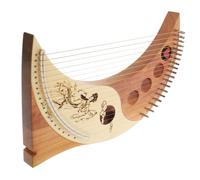 OFFSCH Arpa a 19 Corde per Principianti e Ragazzo Ragazza, Strumento Musicale Portatile in Plastica Suono Brillante e Superficie Liscia, Set Completo Corde Extra e Colore Casuale