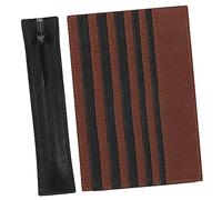 OFFSCH Astuccio in Pelle per Matite Penne a Sfera Set da 12 Pezzi Portapenne Singolo Astuccio per Penna Stilografica Organizza La Tua Cancelleria