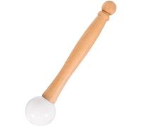 OFFSCH Bacchetta Per Ciotole Di Cristallo Con Manico Legno e Testa Gomma Accessorio Per Strumenti Musicali Per Meditazione e Suono Rilassante Comoda Da Impugnare e Facile Da Usare
