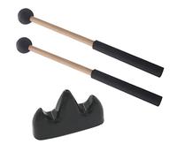 OFFSCH Bacchette Per a Lingua Con Supporto Set Di Bacchette Per Percussioni Strumento Musicale Per Principianti e Ragazzo Ragazza Bacchetta Riutilizzabile in Legno Facile Da Trasportare e Utilizzare
