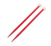OFFSCH Bacchette Per Batteria Da Marcia Mallet in Ottone Doppia Testa Per Timpani E Rullanti Martello Per Strumenti A Percussione Accessorio Nero