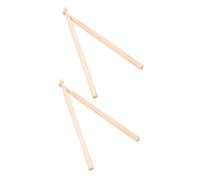 OFFSCH Bacchette per Batteria in Acero 295 Mm Set da 4 Pezzi per Ragazzo Ragazza e Principianti, Bacchette per Strumenti a Percussione Design Antiaffaticamento per Batteria Jazz