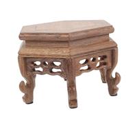 OFFSCH Base in Legno Espositore per Piante e da Supporto Decorativo Versatile per Vasi Gioielli tè e Negozio