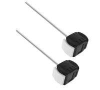 OFFSCH Battente per Pedale Grancassa in Acciaio Inox 2 Pezzi Testa Martello Doppia Faccia per Batteria Accessori per Percussioni Struttura Resistente e Rivestimento Antiruggine