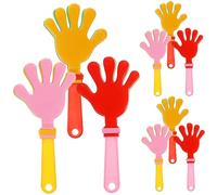 OFFSCH Battimani Rumorosi in Plastica 20 Pezzi, Strumenti Rumoristi Per Feste e Eventi Sportivi, Bomboniere Battenti Senza Bordi, Leggeri e Portatili Per Bambini e Celebrazioni