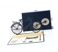 OFFSCH Biglietto Festa del Papà con Bicicletta Retrò in Carta Qualità Design Innovativo per Inviti e Speciali