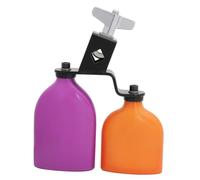 OFFSCH Campanaccio Bicolore in Plastica Per a Blocchi Strumento Musicale Professionale Toni e Bassi Accessorio Per Batteria Design Semplice Per Ragazzo Ragazza